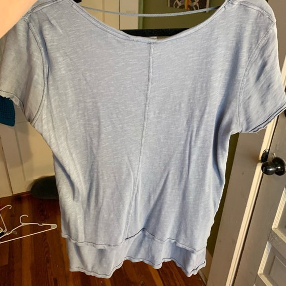 Free People Swooped Neckline Tee - Picture 3 of 3